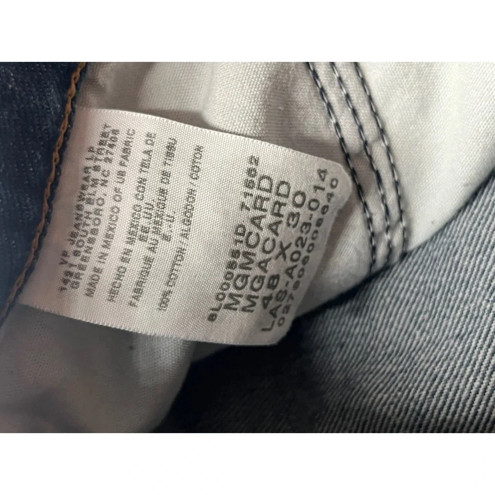 Gander Mountain Carpenter Jeans Mens 48x30 Loose Fit Hammer Loop Blue Denim